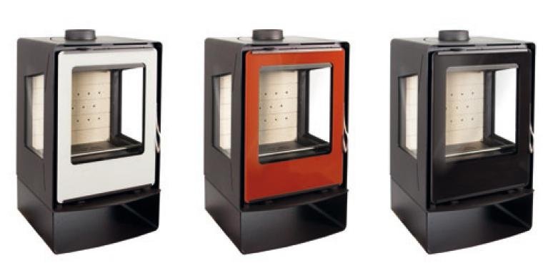 Estufa de leña KALESY 3 cristales L 14KW - Imagen 2