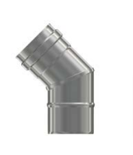 Codo a 45º Exopellet Inox