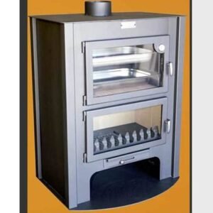 Estufa de leña con horno Granada 12-14KW