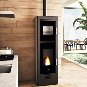 Estufa con horno Biscotto 8,5KW Ventilación Canalizable