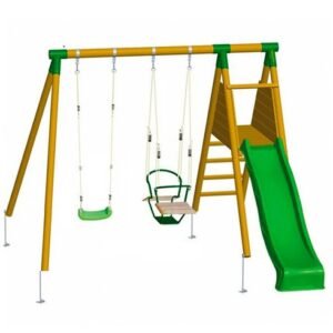 Parque infantil MAUNA LOA con asiento doble MASGAMES