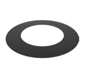 Embellecedor plano Exoblack doble pared