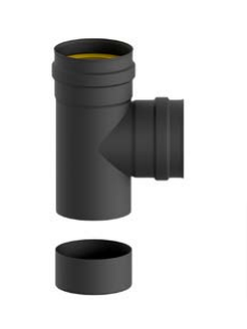 Te a 90º con colector Exopellet