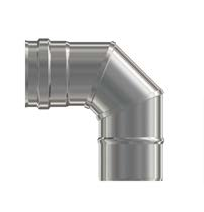 Codo a 90º Exopellet Inox
