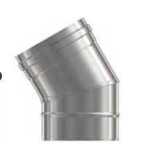 Codo a 30º Exoinox