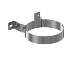 Soporte mural de atonillar Exopellet Inox