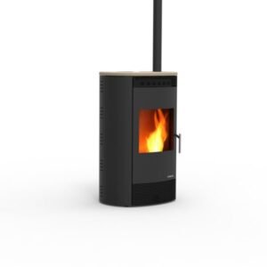 Estufa de pellets Eclipse Plus Acciaio / Vetro 14,6KW