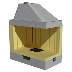 Chimenea abierta de leña mod. GK 110 RF