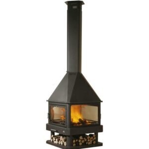 Chimenea de leña Bronpi Huelva 4 caras