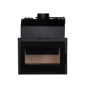 CHIMENEA CALEFACTORA DE LEÑA METLOR LLAR L VITRUS 17.12 KW