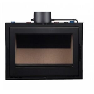 CHIMENEA CALEFACTORA DE LEÑA METLOR LLAR S VITRUS 16.4 KW