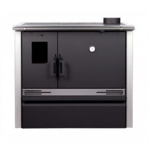 COCINA DE LEÑA ME16 BLACK 6,4 KW