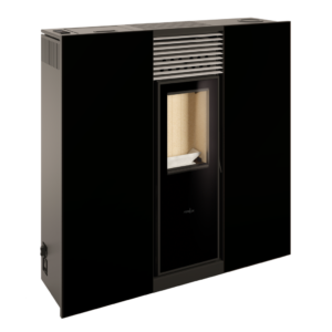ESTUFA DE PELLETS MODELO PHOENIX GLASS CANALIZABLE