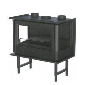 Insertable de leña Bronpi Paris 90 3C Vision con turbina y cristal