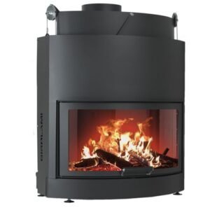 Termochimenea de leña mod TC CURVO 25/35