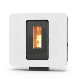 Estufa de pellets canalizable SlimQuadro 11 Cristal