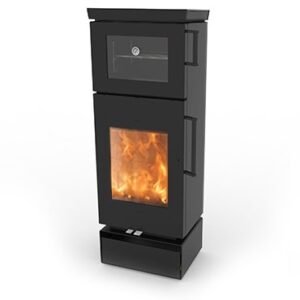 Estufa de leña con horno Zen O 9KW