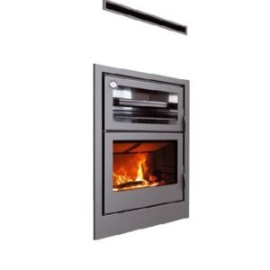 Insertable de leña ATLAS con horno 10KW