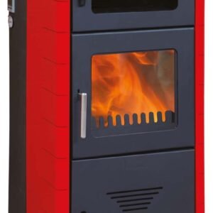 TERMOESTUFA LEÑA CON HORNO ATS VERA OVEN  24 KW