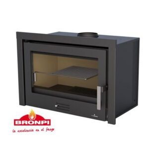 Insertable de leña Rioja Bronpi con turbinas 12,5KW