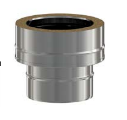 Adaptador simple-doble Exoinox Doble pared