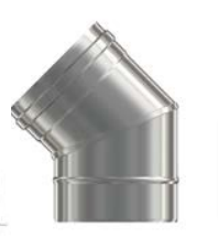 Codo a 45º Exoinox