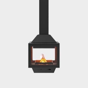 Chimenea de leña, gas o bioetanol Ariadna central