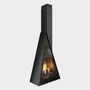 Chimenea de leña, gas o bioetanol Breda