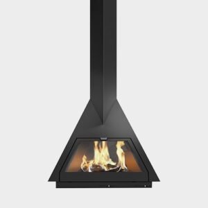 Chimenea de leña, gas o bioetanol Foxi