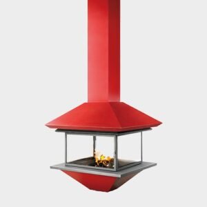 Chimenea de leña, gas o bioetanol Gaia