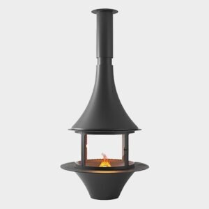 Chimenea de leña, gas o bioetanol Lorena