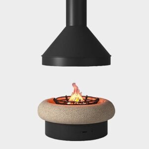 Chimenea de leña, gas o bioetanol Zeus