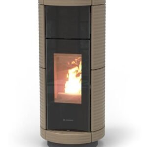 Termoestufa de pellets Dorica Supreme Idra Maiolica 24KW