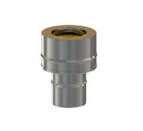 Adaptador simple-doble Exopellet Inox