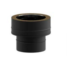 Adaptador simple-doble Exoblack doble pared