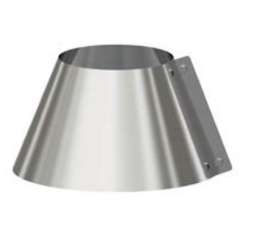 Collarín antilluvia Exoinox Doble pared