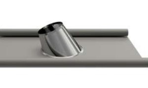 Cubreaguas plomo de 5º/30º Exoinox Doble pared