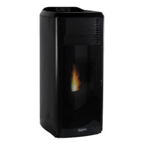 Termoestufa de pellet Victoria Idro Lux Black Line 28kw