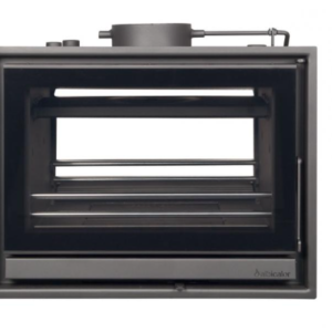 Termochimenea de leña Alfa Super Sinergie Dupla Face Cristal 44KW