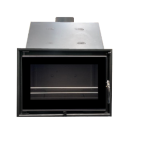 Termochimenea de leña Elegance Cristal 34KW
