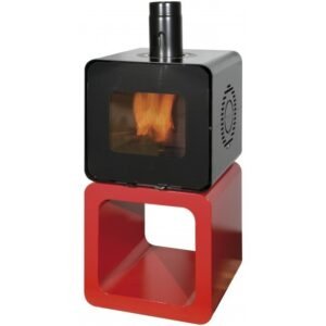 Estufa de leña Hot Cube Double 8kw