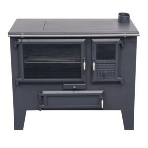 Cocina de leña tradicional ME130 (Con puerta de vidrio)