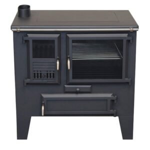 Cocina de leña tradicional ME70 (con puerta de vidrio)