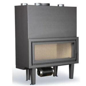 Insertable de leña Bronpi Londres T de chapa con turbina