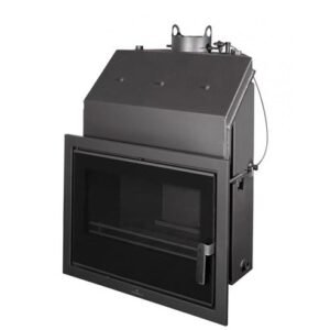 Termochimenea de leña Hydrobronpi 80 E Vision con cristal