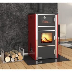 Termoestufa de leña y carbón hidro ROASTER 34KW