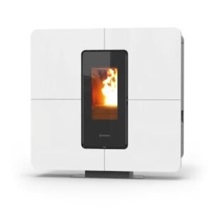 Termoestufa de pellets SlimQuadro Idra Maxi