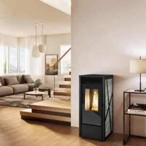 ESTUFA PELLET ADA CANALIZZATA 11KW. EVA CALOR