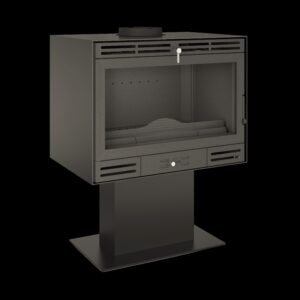 INSERTABLE DE LEÑA AFAR PIE CENTRAL. FERLUX