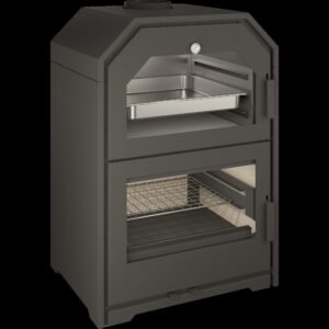 CHIMENEA CON HORNO FORNO VISTO. FERLUX